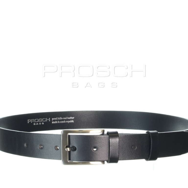 Kožený pásek PROSCH BAGS 35/100/4-115 černý