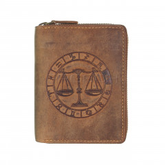 Kožená peněženka na zip GREENBURRY 821A-Váhy č.1