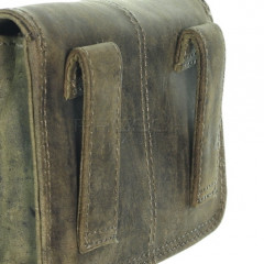 Kožená kapsa na opasek Greenburry 327-30 Olive č.8