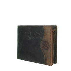 Kožená peněženka Greenburry 0860-30 Khaki/Brown č.2