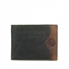 Kožená peněženka Greenburry 0860-30 Khaki/Brown č.1