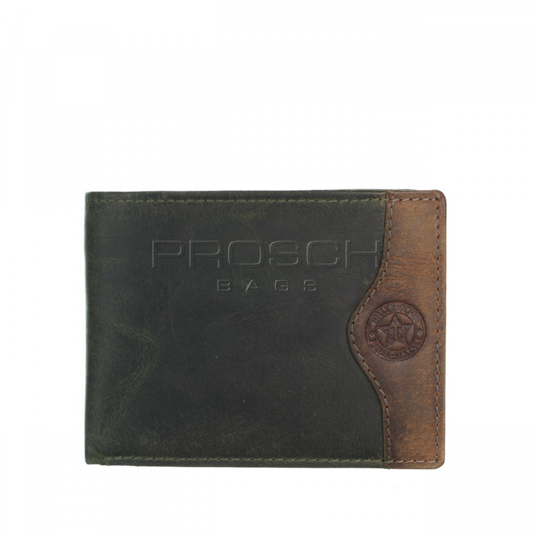 Kožená peněženka Greenburry 0860-30 Khaki/Brown