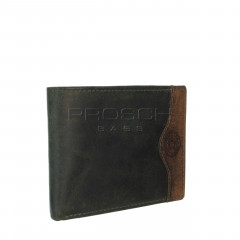 Kožená peněženka Greenburry 0860-30 Khaki/Brown č.7
