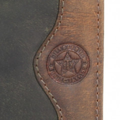 Kožená peněženka Greenburry 0860-30 Khaki/Brown č.12