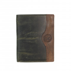Kožená peněženka Greenburry 0861-30 Khaki/Brown č.1