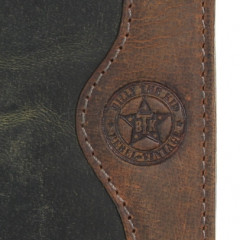 Kožená peněženka Greenburry 0861-30 Khaki/Brown č.12