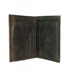 Kožená peněženka Greenburry 0861-30 Khaki/Brown č.8