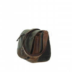 Kožená kabelka Greenburry 0853-30 Khaki/Brown č.2
