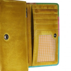 Kožená peněženka Greenburry 860-77 Yellow/Multi č.7