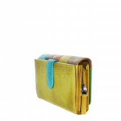 Kožená peněženka Greenburry 860-77 Yellow/Multi č.4