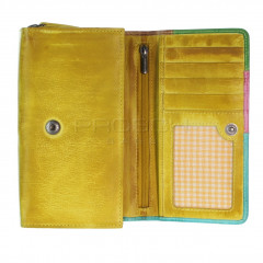 Kožená peněženka Greenburry 860-77 Yellow/Multi č.5