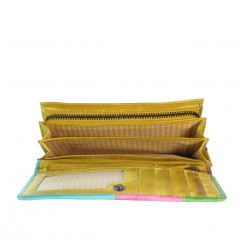 Kožená peněženka Greenburry 860-77 Yellow/Multi č.11