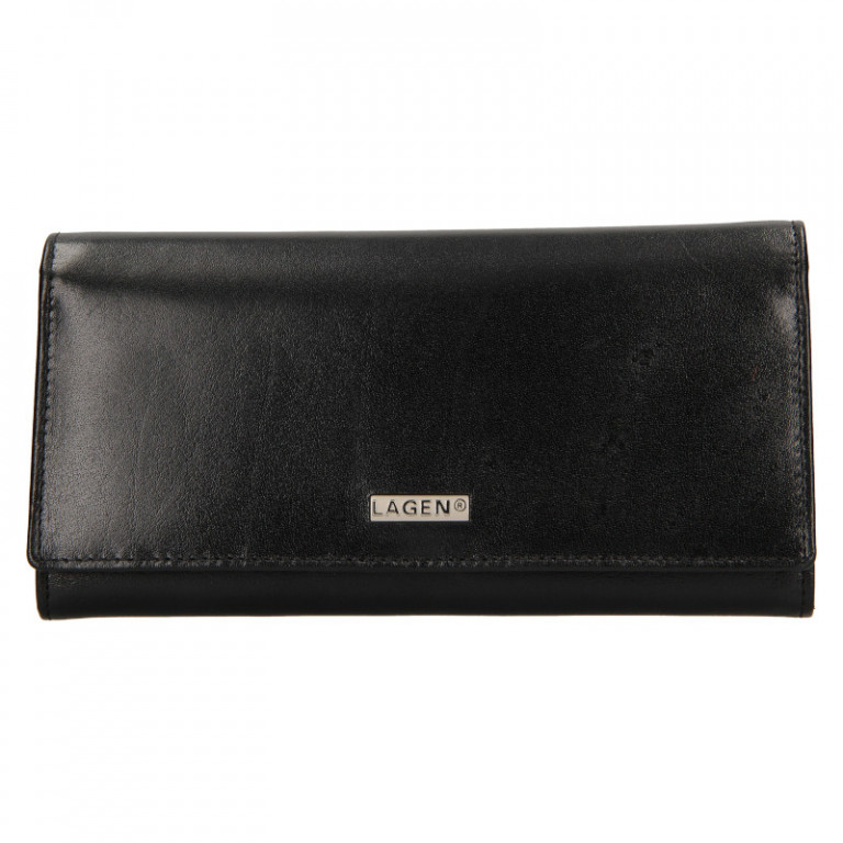 Dámská kožená peněženka Lagen 50039 černá