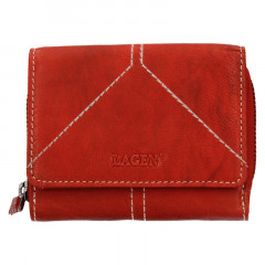 Dámská kožená peněženka Lagen JK-0721 Tomato č.1