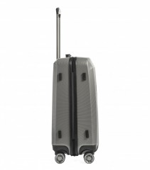 Střední cestovní kufr Epic HDX Hexacore šedý č.4