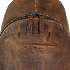 Kožený batůžek Greenburry 1612A-25 hnědý č.5
