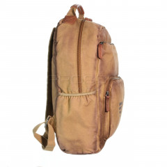 Plátěný batoh na notebook Greenburry 5908-24 camel č.4