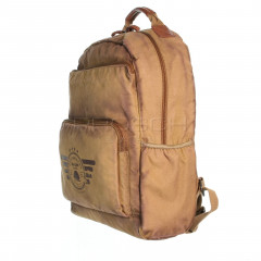 Plátěný batoh na notebook Greenburry 5908-24 camel č.2