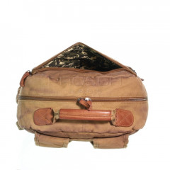 Plátěný batoh na notebook Greenburry 5908-24 camel č.10