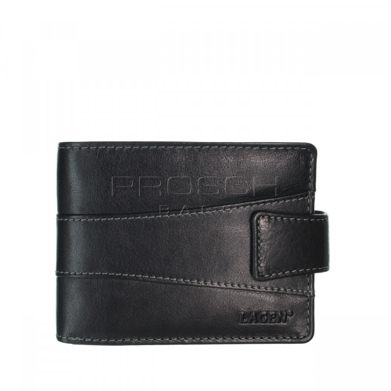Pánská kožená peněženka LAGEN V-98/T černá