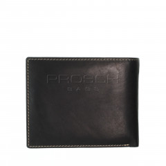 Pánská kožená peněženka LAGEN 615196 černá/tan č.3