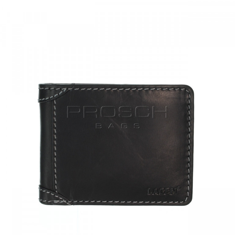 Pánská kožená peněženka LAGEN 511462 černá