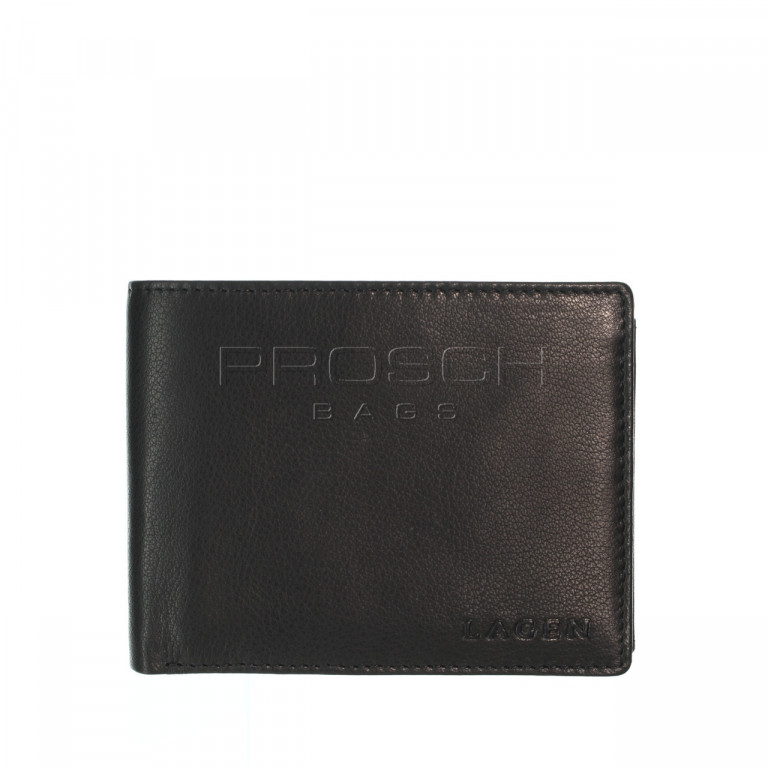Pánská kožená peněženka Lagen 2104 E černá