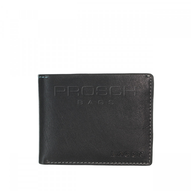 Pánská kožená peněženka Lagen TP-802 Black