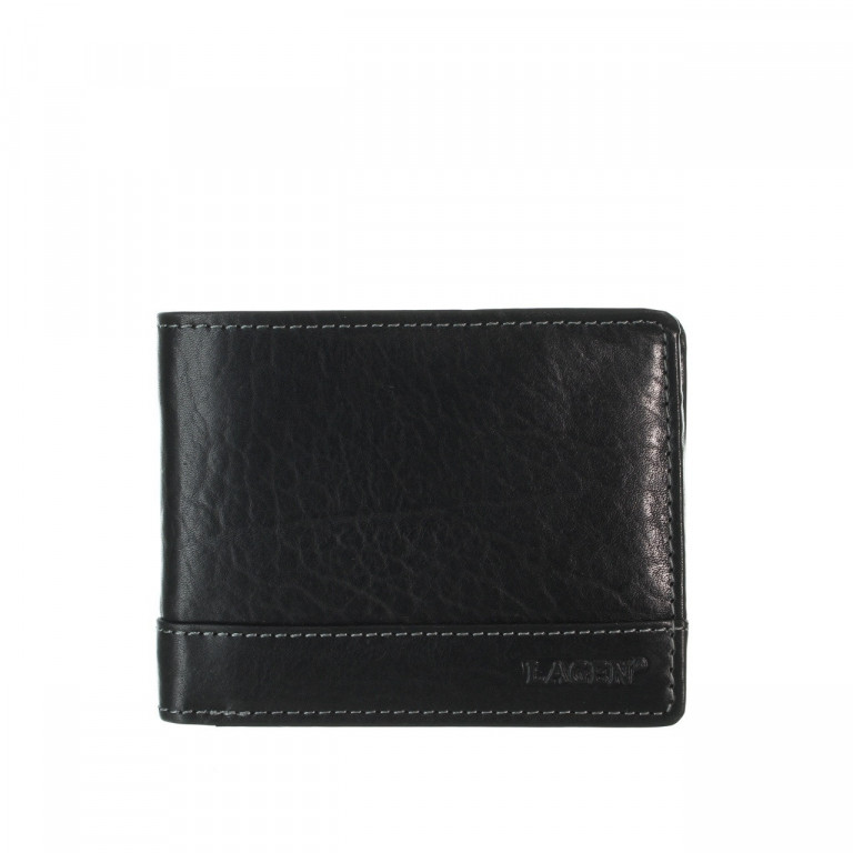 Pánská kožená peněženka LAGEN 1998/T černá