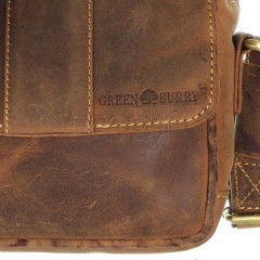 Kožená kabelka Greenburry 1829-25 hnědá č.5