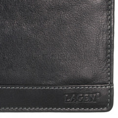 Pánská kožená peněženka LAGEN 1996/T černá č.5