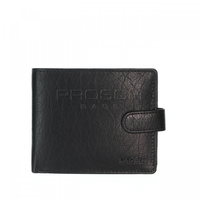 Pánská kožená peněženka LAGEN E-1036 černá