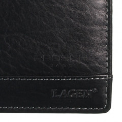 Pánská kožená peněženka LAGEN 1998/T černá č.5