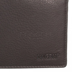Pánská kožená peněženka Lagen 2104 E hnědá č.5