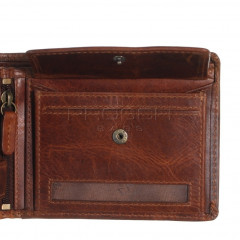 Pánská kožená peněženka Lagen 6535 Brown č.9