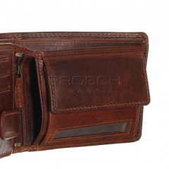 Pánská kožená peněženka Lagen 6535 Brown č.8