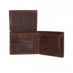 Pánská kožená peněženka Lagen 6537 Brown č.6