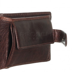 Pánská kožená peněženka LAGEN LN-8575 hnědá č.9