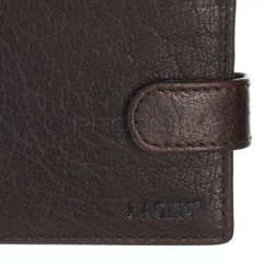 Pánská kožená peněženka LAGEN LN-8575 hnědá č.5