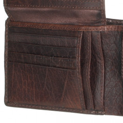 Pánská kožená peněženka LAGEN LN-8575 hnědá č.8