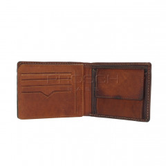 Pánská kožená peněženka LAGEN 51148 tan č.6