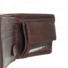 Pánská kožená peněženka LAGEN 511461 hnědá č.8
