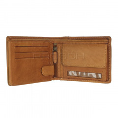 Pánská kožená peněženka LAGEN 511461 tan č.6