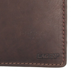 Pánská kožená peněženka LAGEN 511462 hnědá č.4