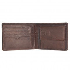 Pánská kožená peněženka LAGEN 511462 hnědá č.5