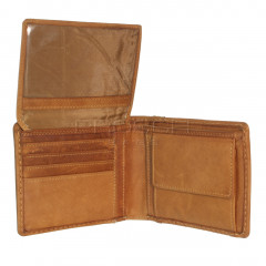 Pánská kožená peněženka LAGEN 511462 tan č.7