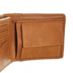Pánská kožená peněženka LAGEN 511462 tan č.8
