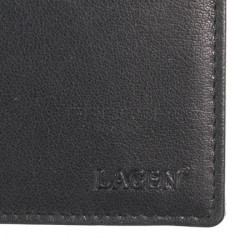 Pánská kožená peněženka LAGEN 02310008 černá č.5