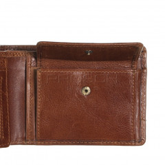 Pánská kožená peněženka LAGEN LM-64665/T tan č.9