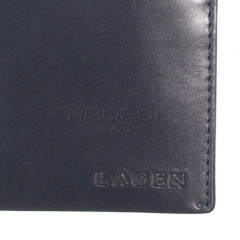 Pánská kožená peněženka Lagen TS-508 Navy č.5
